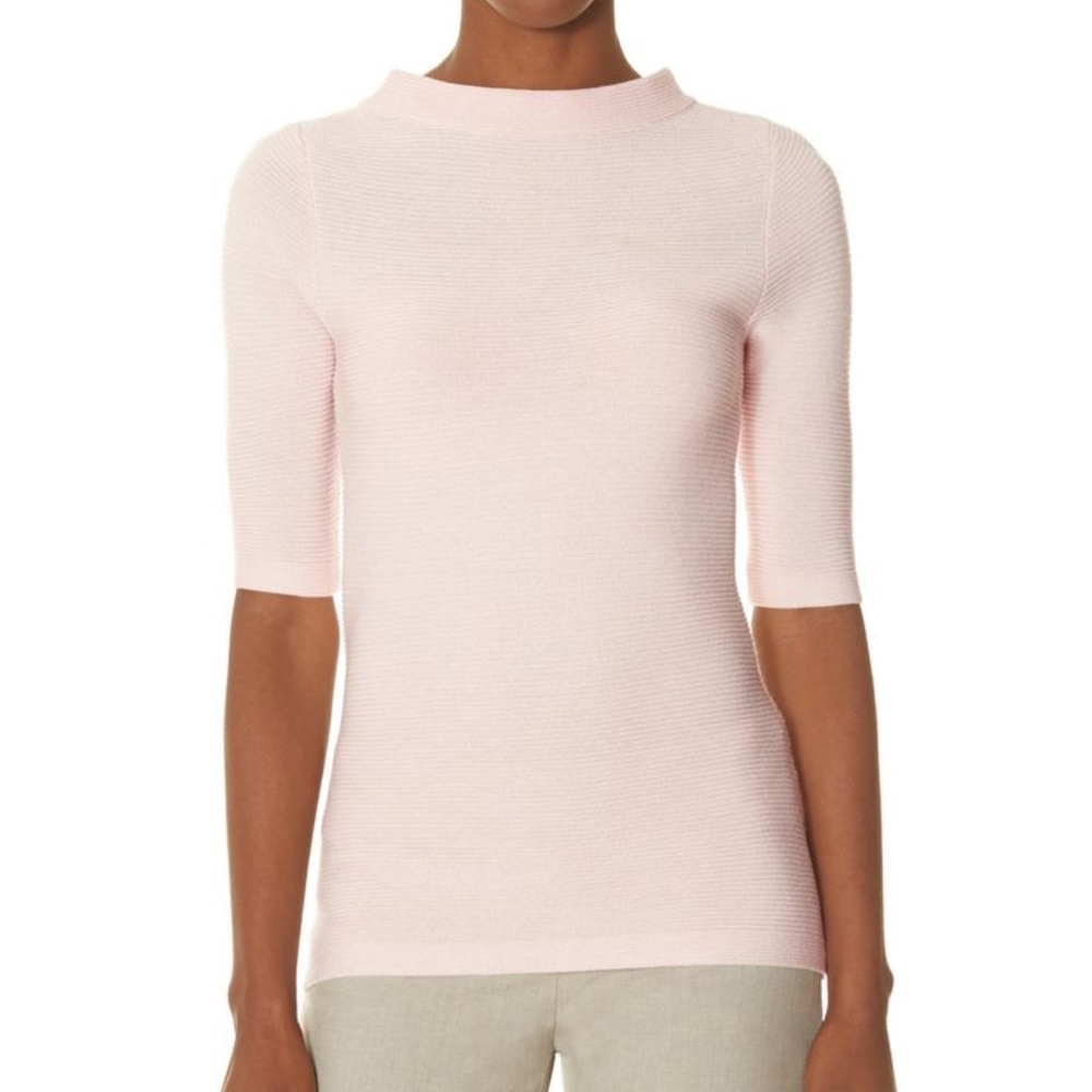 Pink Elbow Sleeve Sweater - The Limited